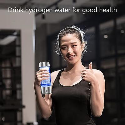 Rechargeable Portable Glass Hydrogen Water Generator Bottle