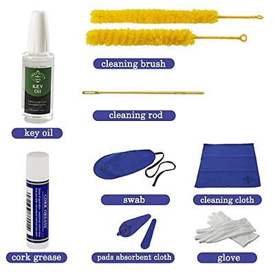 Flute Cleaner Care Cleaning Kit,Maintenance Kit,Key Oil,Cork