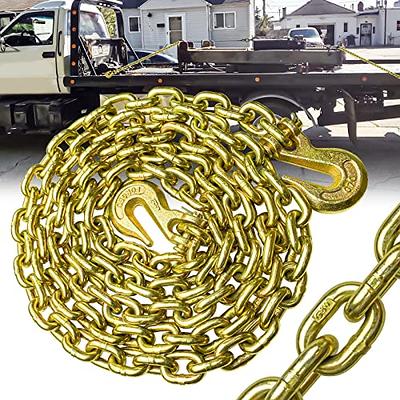 5/16 x 10' Tow Chain w/ Forged Hook, T & Grab Hook