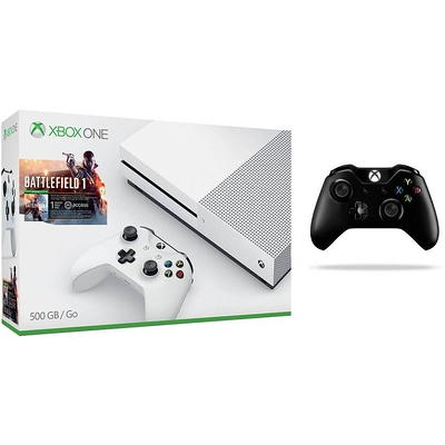 vegetarisch pellet sponsor Xbox One S Battlefield 1 Bundle (500GB) With Extra Xbox Wireless Controller  (Black) - Yahoo Shopping