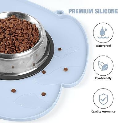 Silicone Pet Feeding Mat For Cat And Dog, Prevent Spillage And Leakage,  Waterproof Anti-mess Kitten & Puppy Food Tray, Pet Supplies