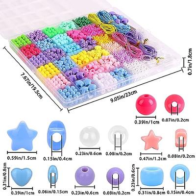 1400 Piece Crystal Jewelry Making Kit, 28 Color Gemstone Beads