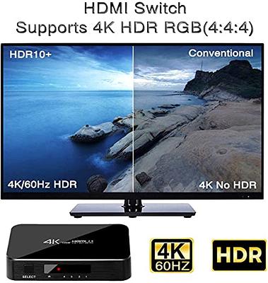 HDMI 2.0 1x2 HDMI Splitter, HDCP2.2 Supports 3D, 4Kx2K@60Hz(YUV 4:4:4),  18G, HDR, EDID