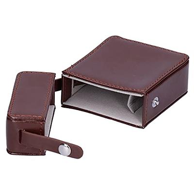 Genuine leather cigarette box anti-scratch protective storage case with lighter  holder