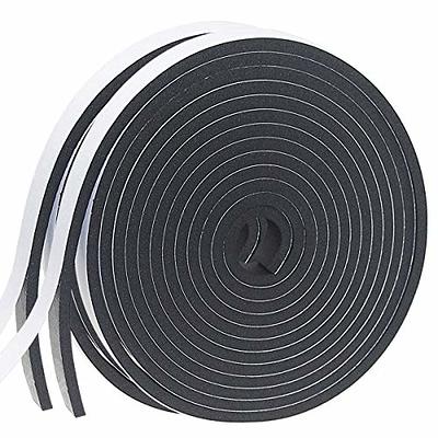 TamBee Weather Stripping Foam Tape 1/2 Inch Wide X 1/2 Inch Thick,High  Density Foam Strip Self Adhesive Weatherstrip Insulation Foam Rubber Seal  Strip