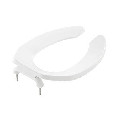 Lumiere Elongated Quick-Release Toilet Seat with Night Light - White