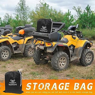 Tokept ATV Cover, Heavy Duty Black Waterproof Oxford Fabric Protective 4  Wheeler Quad Cover for 82 Kawasaki Honda Polaris Yamaha (82''L x 47''W x  45''H) - Yahoo Shopping