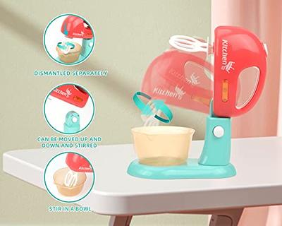 Pretend Play Wood Mixer Kitchen Cooking Toy Set, Cutting Fruits &  Vegetables, Educational Toy For Toddler Boys And Girls