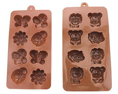 Candy Chocolate Molds Silicone, Non-stick Animal Jello Molds