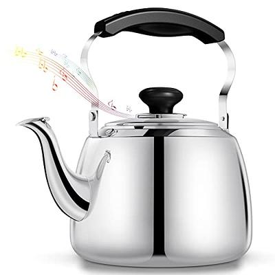 Ipetboom Tea Kettle Stove Top Teapot 1L Stainless Steel Tea Kettle