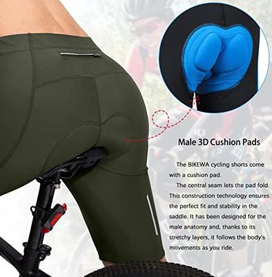  BALEAF Mens 2 Pack 3D Padded Cycling Underwear Bike