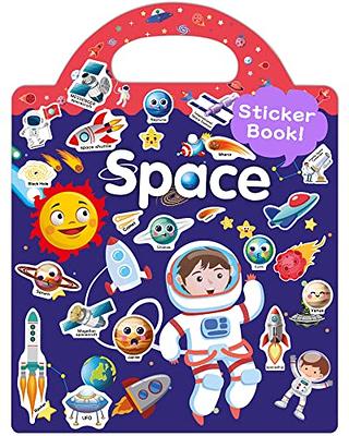 Benresive Reusable Sticker Book for Kids 2-4, Fun Travel Stickers for Kid,  Toddler Toys Age 2-4, 33 Pcs Cute Waterproof Stickers for Kids Teens Girls  Boys - Space Sticker Book - Yahoo Shopping