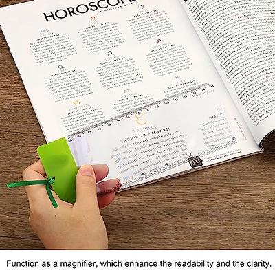 Full Page Magnifier Sheet 4x Big Large Magnifying Glass Reading Book Aid  Lens