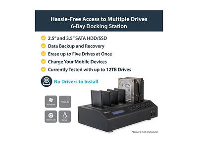 MAIWO 4 Bay USB 3.0 2.5/3.5 SATA SSD/HDD Hard Drive Docking Station /  External Hard Disk Dock / Enclosure, Hard Dirve Offline Cloner /  Duplicator