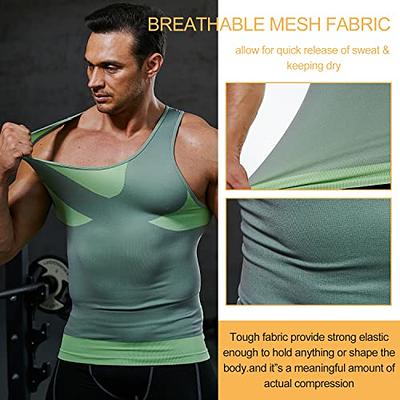 Men Compression Vest Fitness Running Outdoor Basketball Sportswear  Breathable Elastic Men Tank Top Nylon Spandex Vest