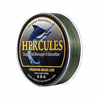 Cable Fishing Linehercules 4-strand Braided Fishing Line 6-100lb Pe  Multifilament For Saltwater & Freshwater
