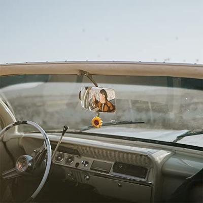 Sunflower Car Fragrance Pendant, Car Charm Rear View Mirror