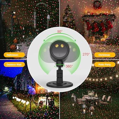 Waterproof Christmas Projection Lights with Red & Green with