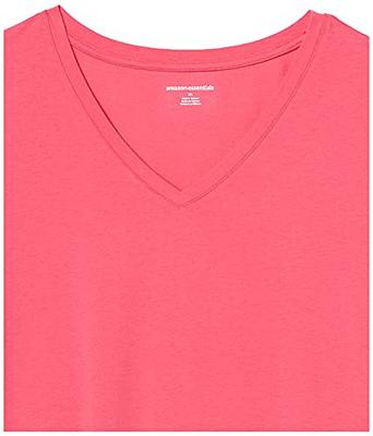   Essentials Men's Regular-Fit Short-Sleeve V-Neck  T-Shirt, Pack of 2, Red, Small : Clothing, Shoes & Jewelry