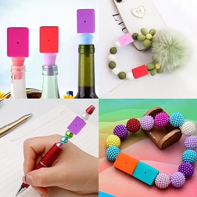 10 PCS Silicone Focal Beads, Colorful Cartoon Book Shapes Silicone