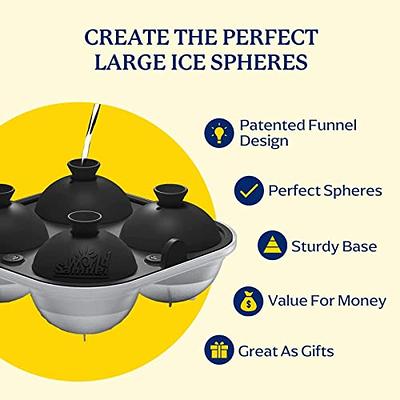 Yellow Sphere Ice Cube Tray with Lid & Bin - 2.5 | RYCORE