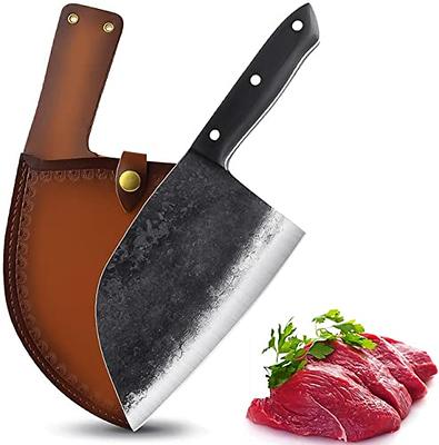 Custom Chef knives 11 inches hard wood handle Full tang