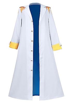 Wolyzz Kizaru Cosplay Anime One Piece Cloak Coat Admiral Costume