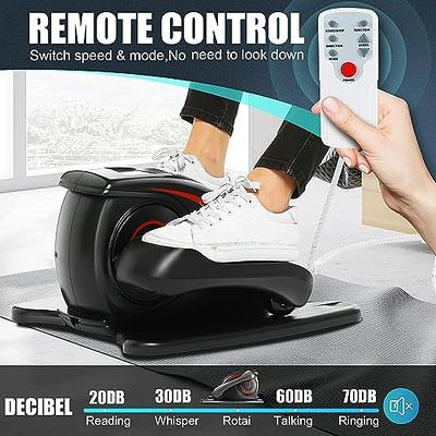 Vive Under Desk Bike Pedal Exerciser - Foot Pedal Exerciser - Foldable  Portable Quiet Foot, Hand, Arm, Leg Exercise Pedaling Machine LCD Display