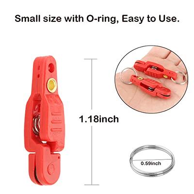 SAUYRASY 4Pcs Heavy Tension Snap Release Clips Lead Line Clip with Key Ring for  Weight Planer Board Kites Downrigger Trolling Fishing (Red) - Yahoo Shopping