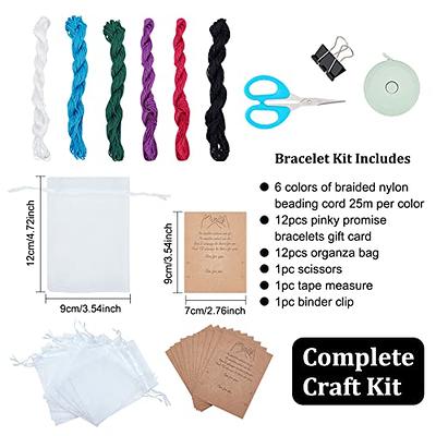 FREEBLOSS 12 Set DIY Friendship Bracelets Kit Creative Infinity Macrame  Bracelets for Girls Friends Forever Bracelets Braided Macrame Bracelet -  Yahoo Shopping