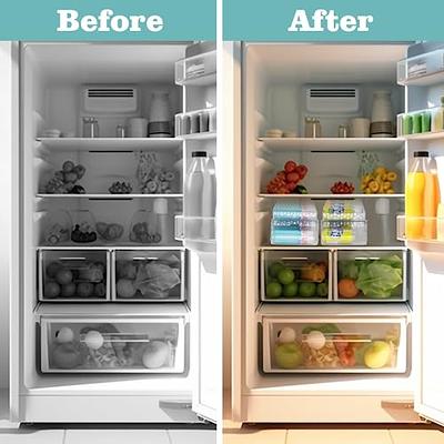 SCAVATA 2 Pack Skinny Can Organizer for Refrigerator, Stackable Tall Skinny Soda  Pop Can Holder Dispenser with Lid for Fridge Pantry Rack Freezer, Clear  Plastic Storage Bins-Holds 12 Slim Cans Each 