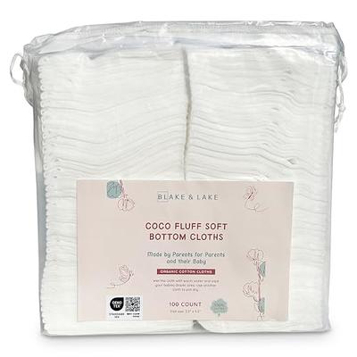Cloth-Eez Organic Muslin Baby Wipes - One Layer Cotton