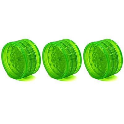  Acrylic Herb Grinder  Large 3 inch plastic grinder (Green):  Home & Kitchen