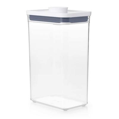 TJ Riley Wood Lid Glass Container 3 Piece Set Clear - Office Depot