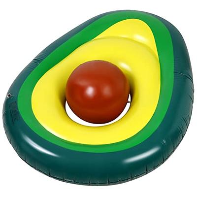 Jasonwell Inflatable Avocado Pool Float Floatie with Ball Water