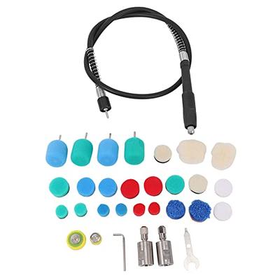 CORHAD 1 Set Polishing Wheel Kit Polisher Buffer Wheels polishing Wheel  disc car buffers and Polishers kit Buffing polishing pad waxing Drill Pads  car