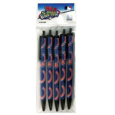 NFL Tennessee Titans Disposable Black Ink Click Pens, 5-Pack