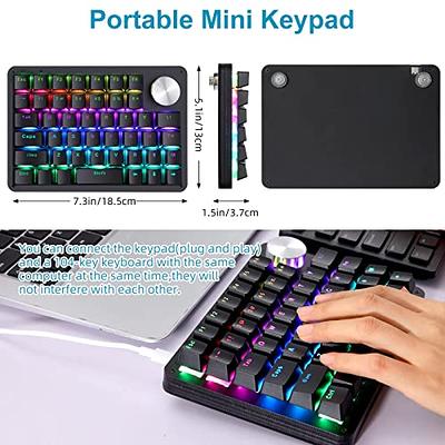Gaming Keyboard,Gaming keypad,One-Hand Gaming Keyboard,Small