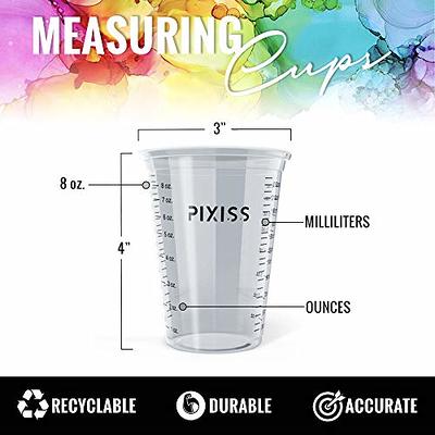 10PCS Disposable Epoxy Resin Mixing Cups with Measurements Mixing Cups for  Epoxy ResinEpoxy Mixing Containers