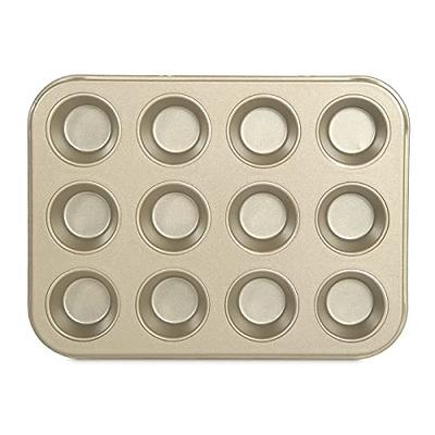 Brownie Pan 2 Pack Beasea Mini Square Muffin Pan Nonstick 12 Cavity Cupcake  P