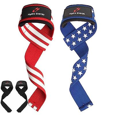 FORGE FORCE Double Layer Leather Weight Lifting Wrist Straps For