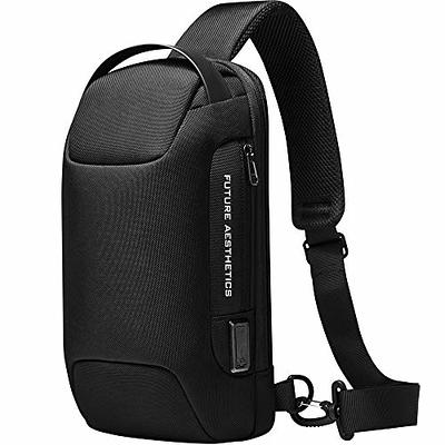 Kingsons Sling Bag Small Crossbody Backpack for Men Waterproof Chest  Shoulder Bags Casual Daypack for Travel Cycling