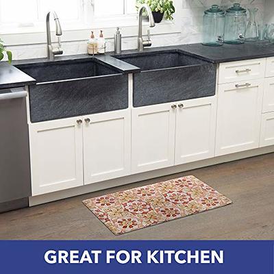 Mueller Kitchen Mats for Floor 3/4 Thick, Waterproof 20x35 Non Slip Anti  Fatigue Mats for Kitchen Floor, Heavy Duty PVC Ergonomic Foam Mat Anti