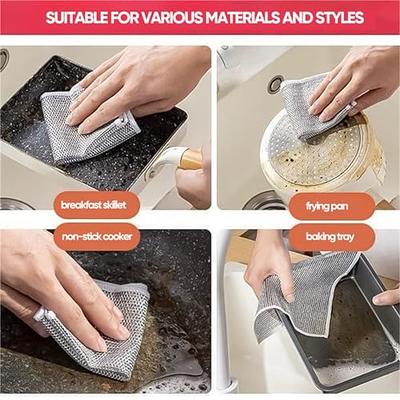 10pcs Multifunction Cleaning Cloth,Kitchen Dishcloth , Dish Cloths