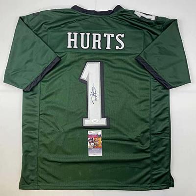 Framed Autographed/Signed Jalen Hurts 33x42#1 Philadelphia Black Football  Jersey JSA COA at 's Sports Collectibles Store