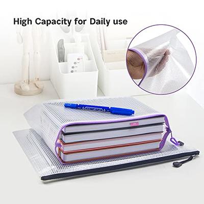 24 Pack Mesh Zipper Pouch, Waterproof Document Zippered Bag, 8 Sizes  Plastic Document Pouch, 8 Colors, Multi-Purpose Storage Organizer Bag for  School Office - Yahoo Shopping