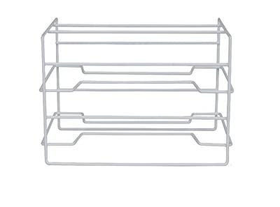 Home Basics Over The Cabinet Plastic Bag Organizer - White