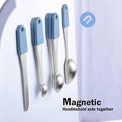 Measuring Spoons: U-Taste 18/8 Stainless Steel Measuring Spoons Set of 9  Piece: 1/16 tsp, 1/8 tsp, 1/4 tsp, 1/3 tsp, 1/2 tsp, 3/4 tsp, 1 tsp, 1/2  tbsp & 1 tbsp Dry and Liquid Ingredients