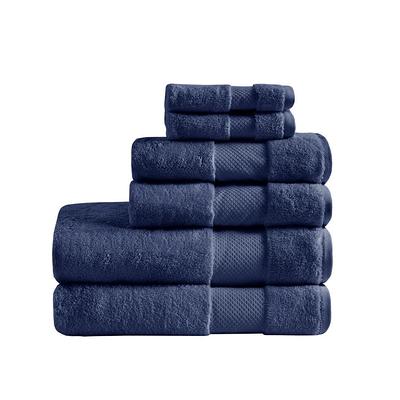 Madison Park Signature - 800GSM 100% Cotton 8 Piece Towel Set - White