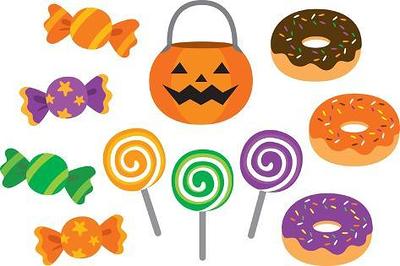 halloween candy bag clip art